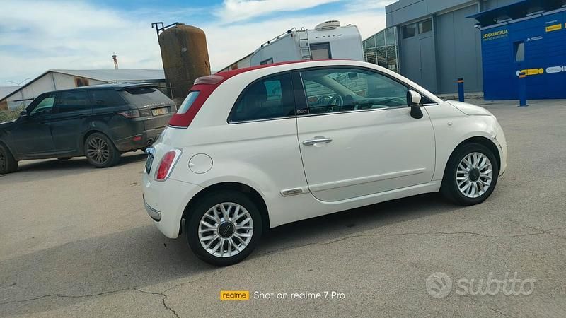 Usata Fiat 500C Pop Star 69 CV (50 kW) 2014 Bianco Cabrio