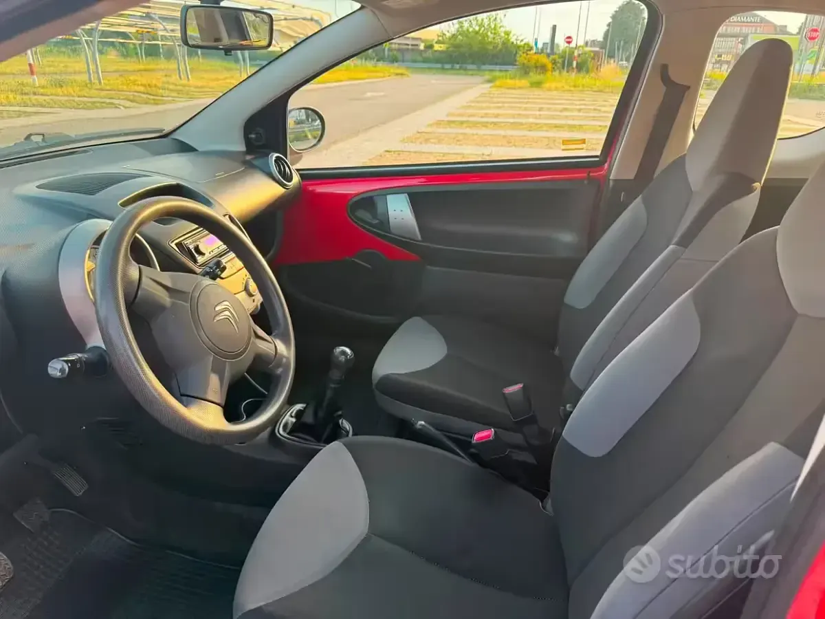Usata Citroën C1 68 CV (50 kW) 2013 Rosso Utilitaria