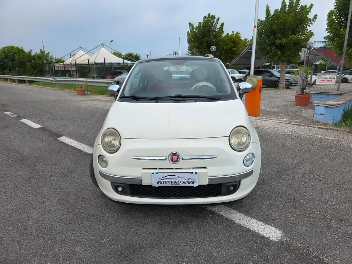 Usata Fiat 500 Lounge 75 CV (55 kW) 2008 Bianco Berlina