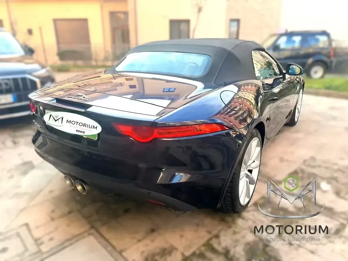 Usata Jaguar F-Type 340 CV (250 kW) 2015 Blu Cabrio