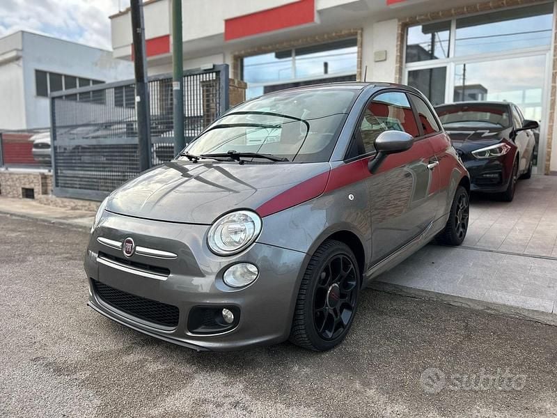 Grigio Usata 2014 Fiat 500S S Due volumi | 8250 € (Buon prezzo) - Immagine 1/4