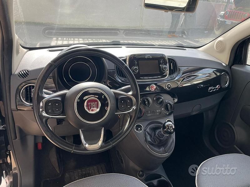 Usata Fiat 500 69 CV (50 kW) 2015 Nero Cabrio