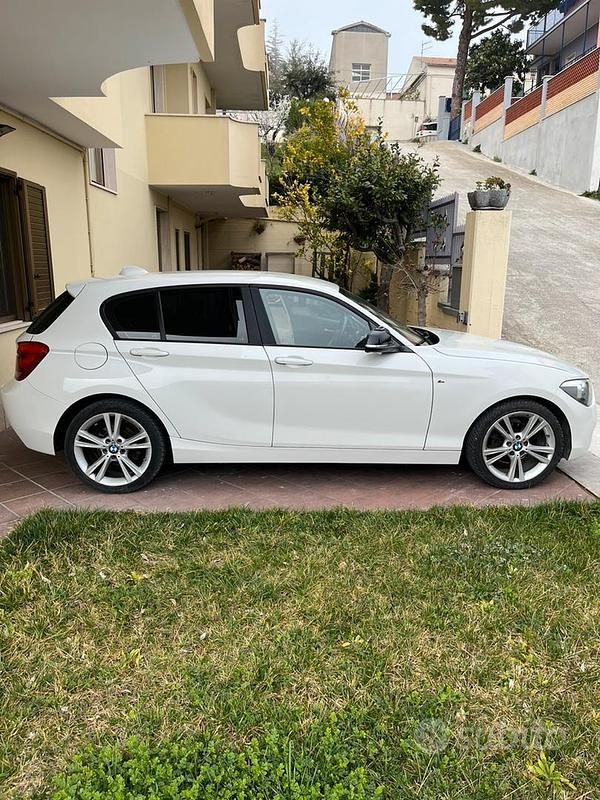 Usata BMW 114 M Sport 95 CV (69 kW) 2014 Bianco Utilitaria