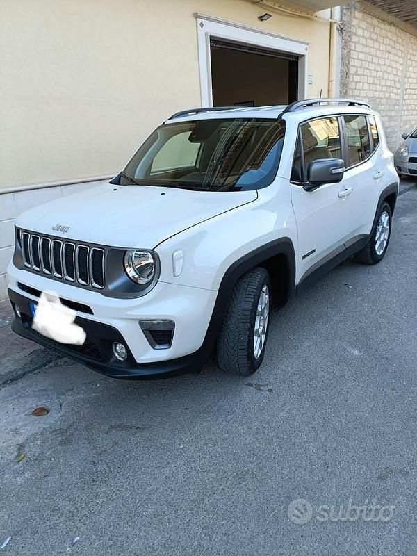 Usata Jeep Renegade 120 CV (88 kW) 2019 Bianco SUV