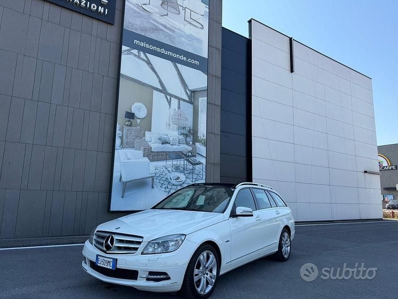Usata Mercedes C220 Avantgarde 169 CV (124 kW) 2011 Bianco Station wagon