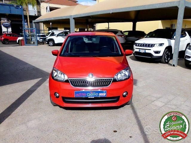 Usata Skoda Citigo Elegance 75 CV (55 kW) 2014 Rosso Utilitaria