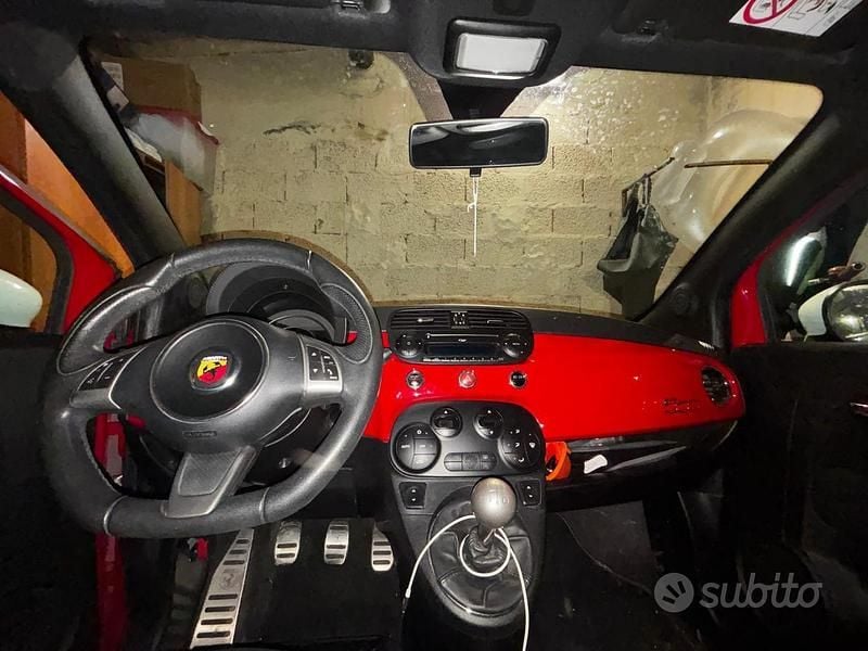 Usata Abarth 595 140 CV (102 kW) 2015 Rosso Berlina