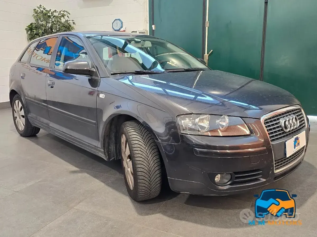 Usata Audi A3 Ambiente 170 CV (125 kW) 2007 Grigio Utilitaria