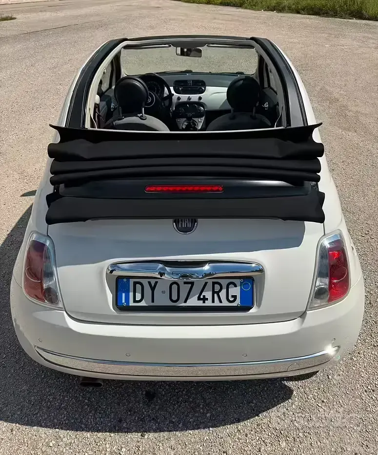 Occasion Fiat 500C 75 ch (55 kW) 2009 Blanc Cabriolet