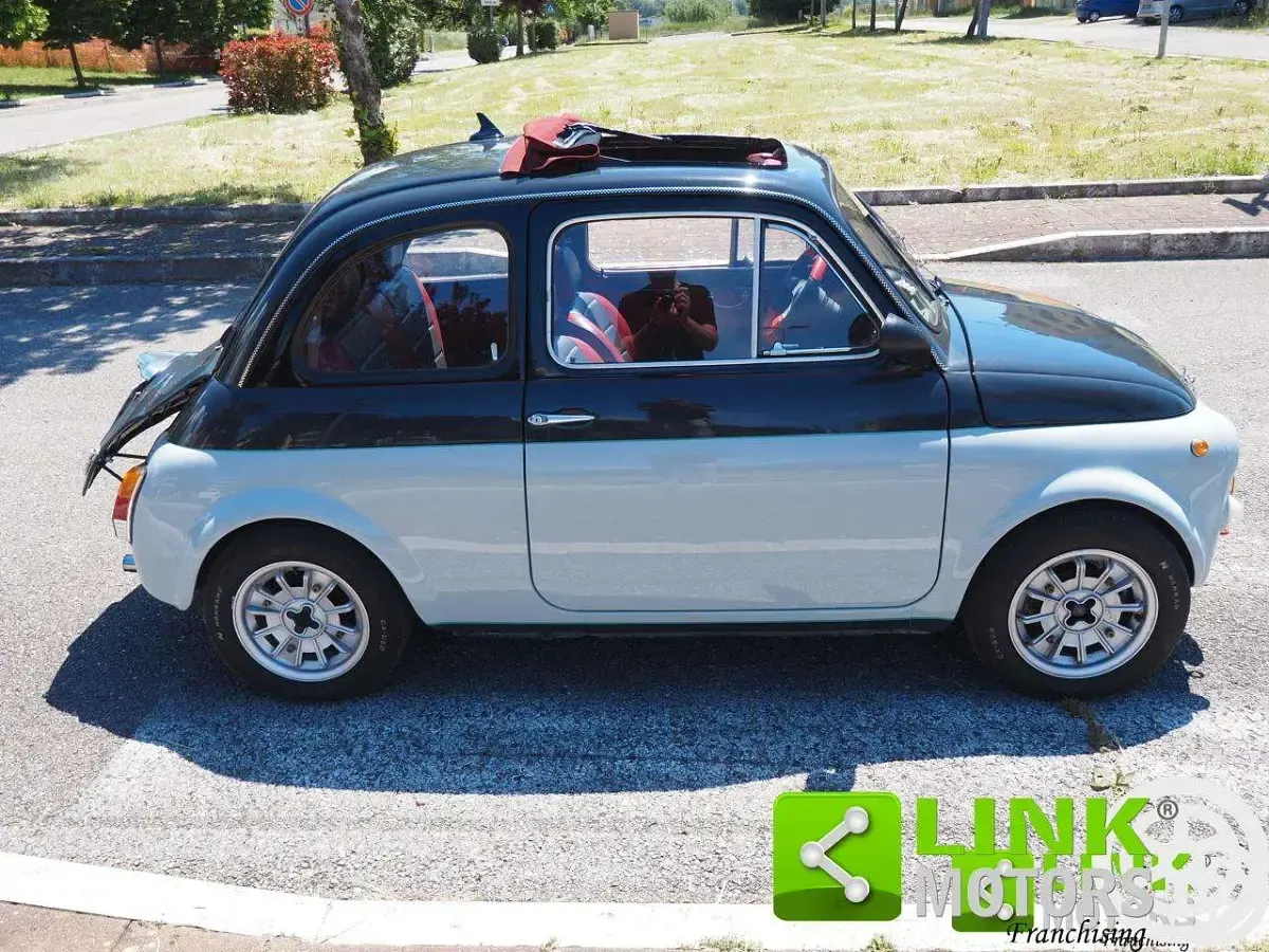 Usata Fiat Cinquecento 18 CV (13 kW) 1970 Azzurro Utilitaria