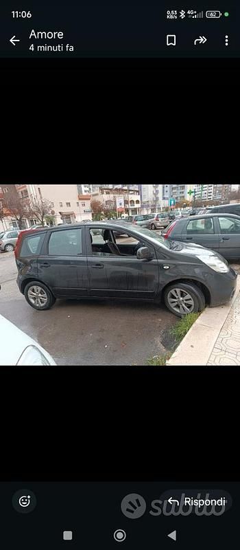 Nero Usata 2009 Nissan Note Monovolume | 2000 € (Buon prezzo) - Immagine 1/4