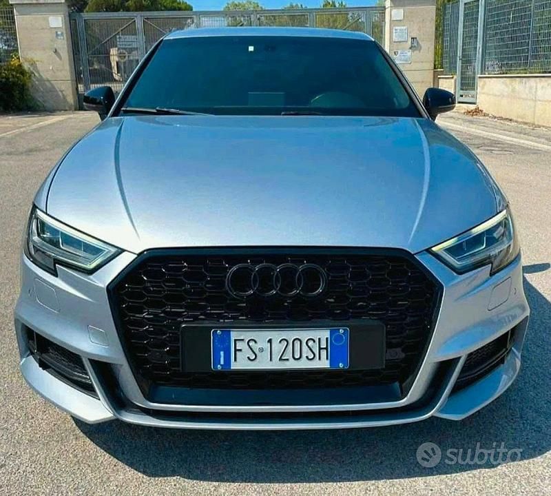 Usata Audi A3 Sport 184 CV (135 kW) 2018 Grigio Berlina