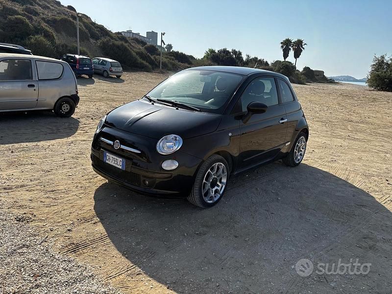 Usata Fiat 500 69 CV (50 kW) 2010 Nero Utilitaria