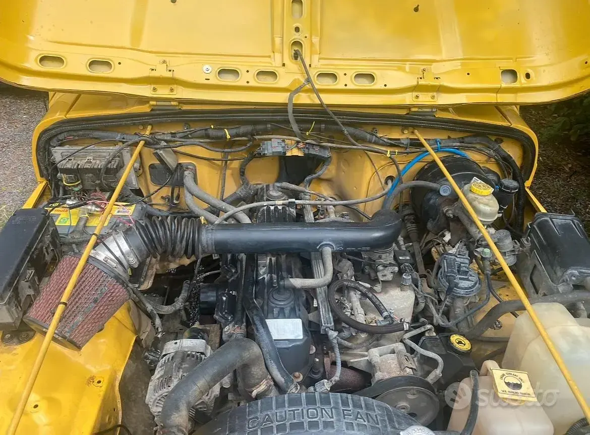 Usata Jeep Wrangler 177 CV (130 kW) 2001 Giallo SUV