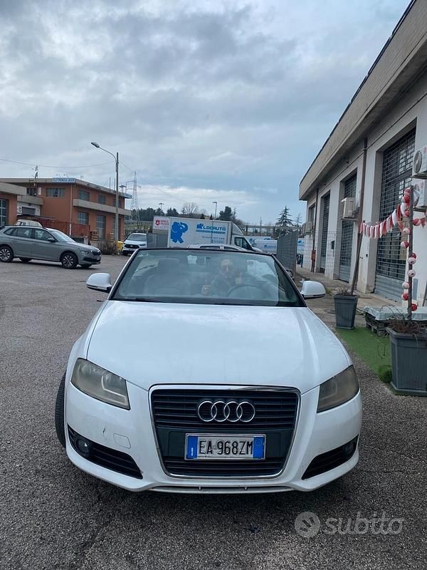 Usata Audi A3 Cabriolet 2008 Bianco Cabrio