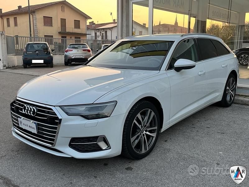 Bianco Usata 2019 Audi A6 Sport Station wagon | 24.990 € (Buon prezzo) - Immagine 1/4