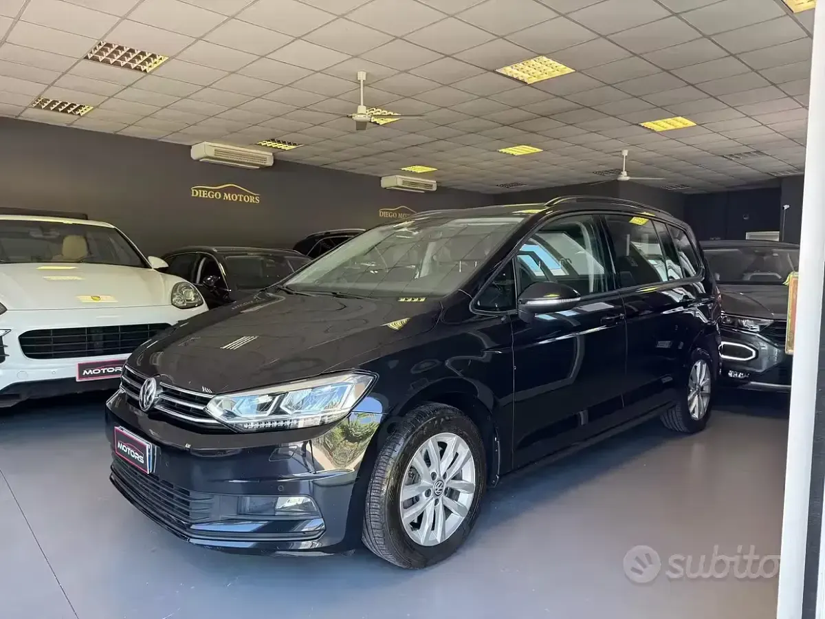 Usata VW Touran Highline 150 CV (110 kW) 2017 Nero Monovolume