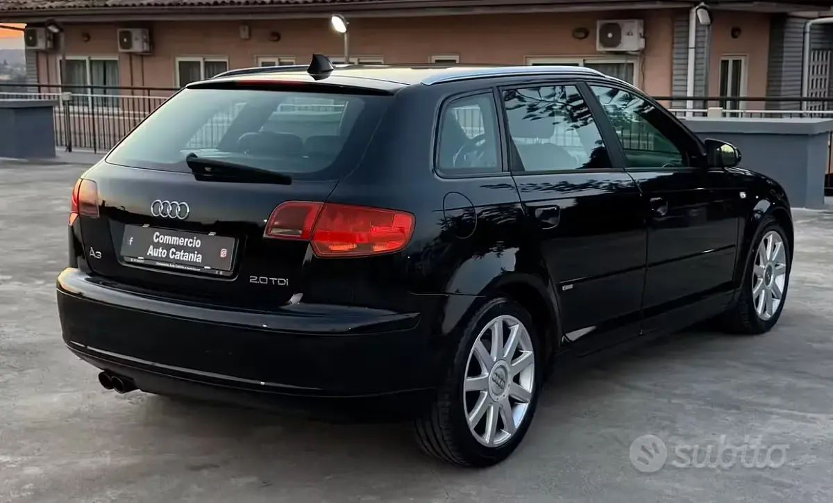 Usata Audi A3 S-Line 140 CV (102 kW) 2006 Nero Utilitaria