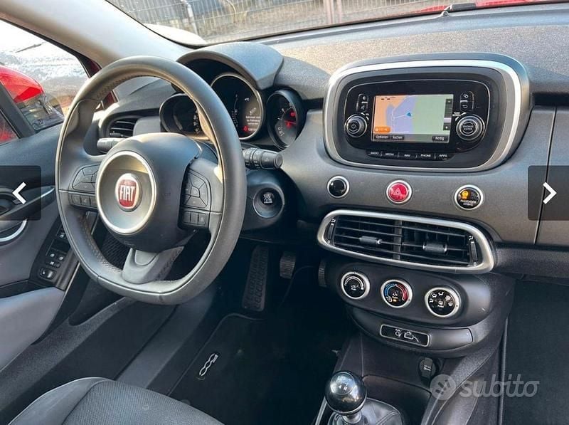 Usata Fiat 500X Pop Star 110 CV (80 kW) 2016 Rosso SUV