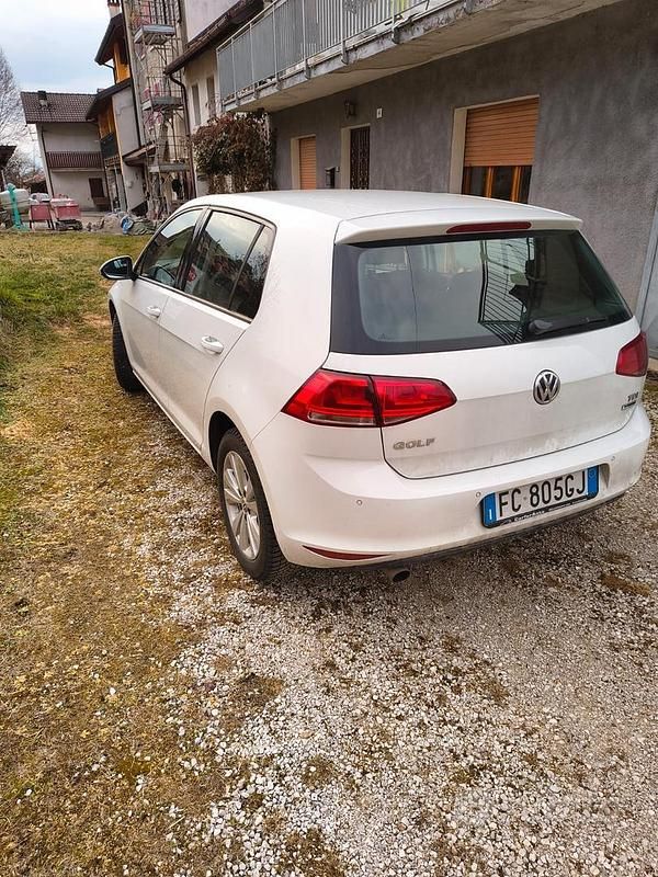 Usata VW Golf VII 110 CV (80 kW) 2016 Bianco Berlina