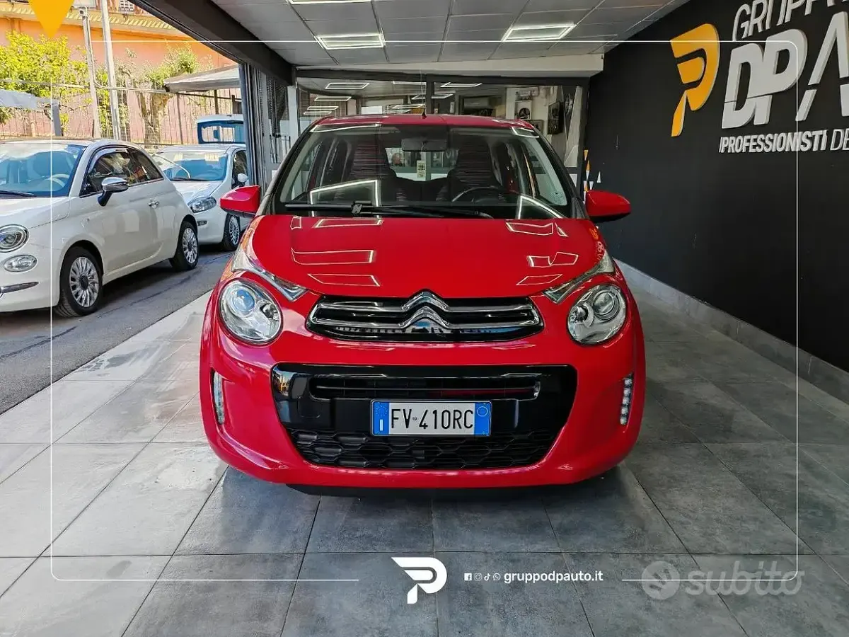 Usata Citroën C1 Shine 72 CV (52 kW) 2019 Rosso Utilitaria