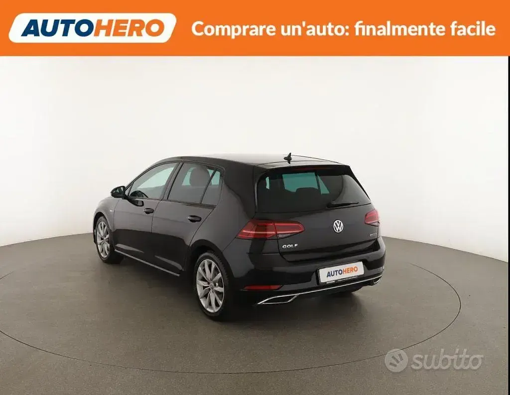 Usata VW Golf VII 131 CV (96 kW) 2019 Nero Berlina
