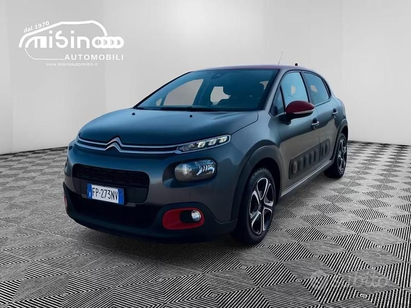 Usata Citroën C3 Shine 75 CV (55 kW) 2018 Grigio Utilitaria