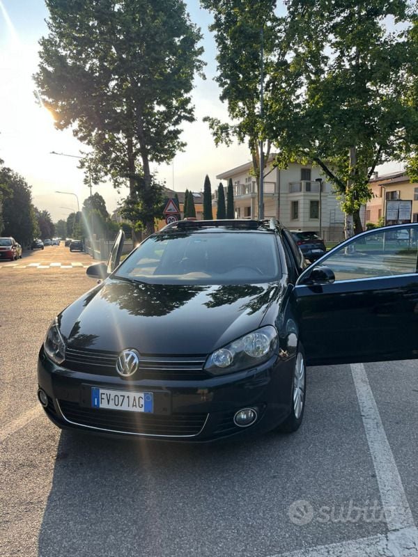 Usata VW Golf VI 140 CV (102 kW) 2011 Nero Utilitaria