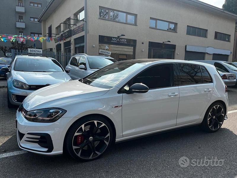 Usata VW Golf VII GTI 245 CV (180 kW) 2018 Bianco Berlina