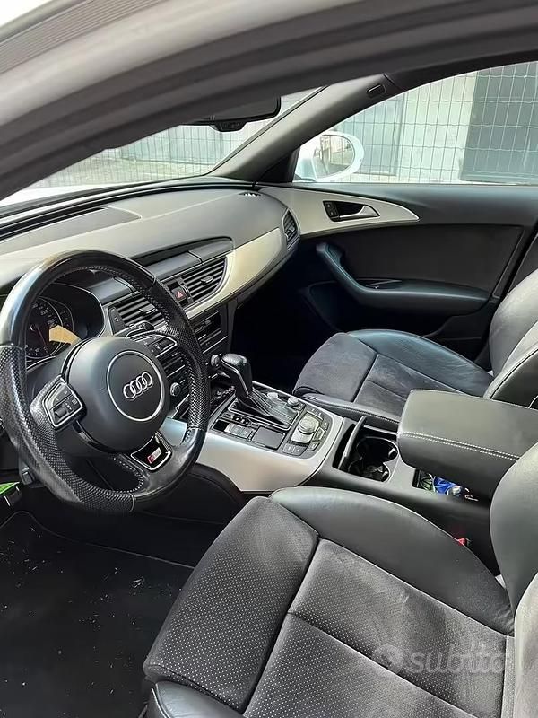 Usado Audi A6 S-Line 190 CV (139 kW) 2014 Blanco Familiar