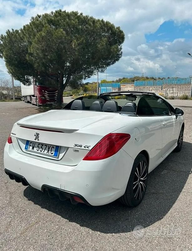 Usata Peugeot 308 CC 120 CV (88 kW) 2011 Bianco Cabrio