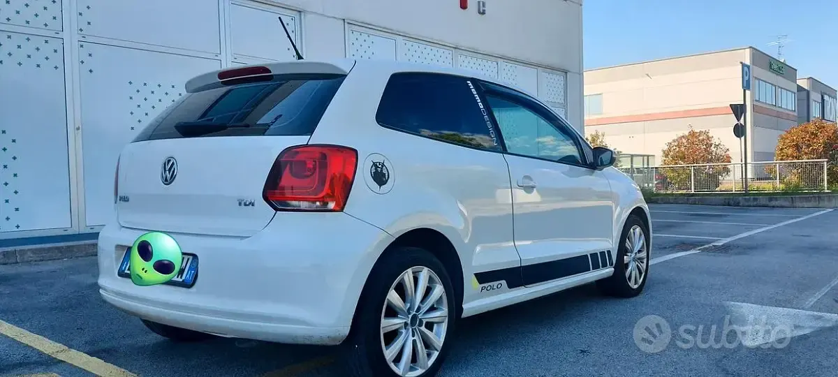 Usata VW Polo 105 CV (77 kW) 2010 Bianco Utilitaria