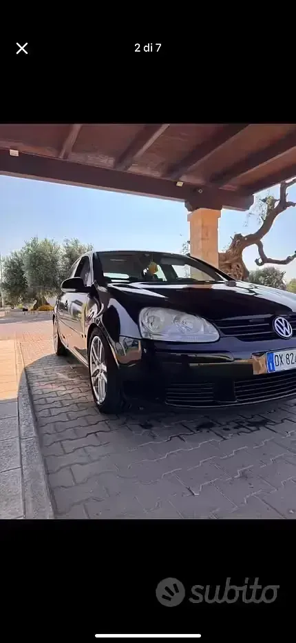 Usata VW Golf VI 105 CV (77 kW) 2008 Nero Utilitaria
