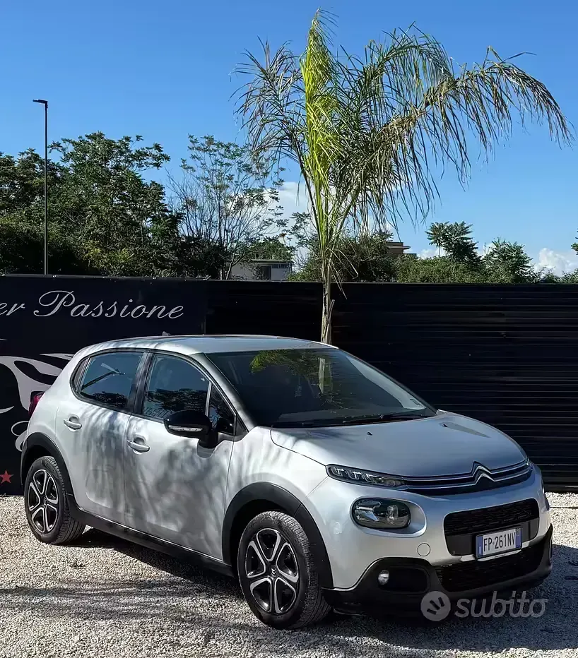 Usata Citroën C3 PureTech 82 CV (60 kW) 2019 Grigio Utilitaria