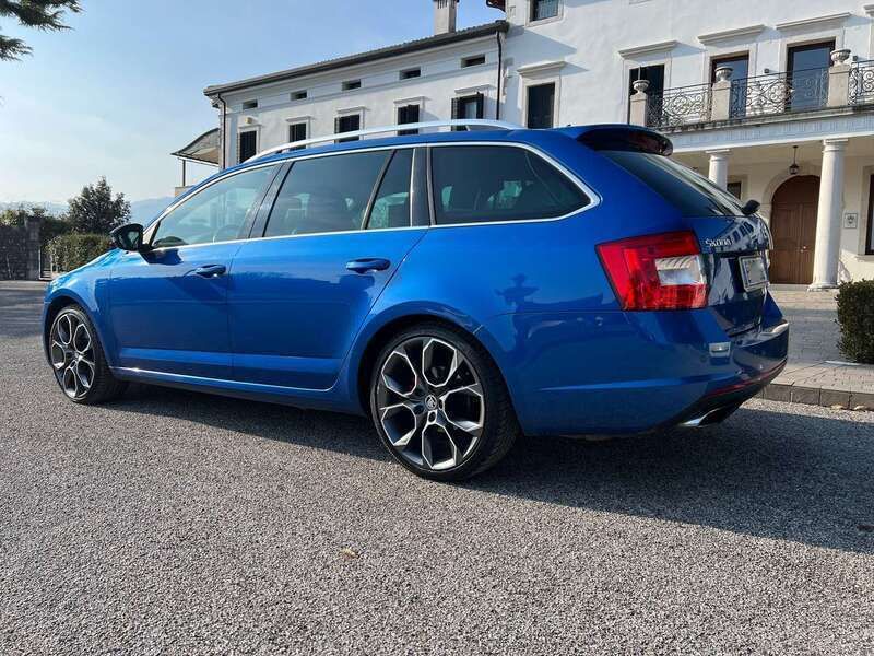 Usata Skoda Octavia vRS 184 CV (135 kW) 2015 Blu/azzurro Station wagon