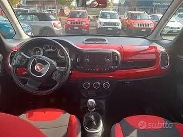 Usata Fiat 500 Living 105 CV (77 kW) 2015 Rosso Monovolume