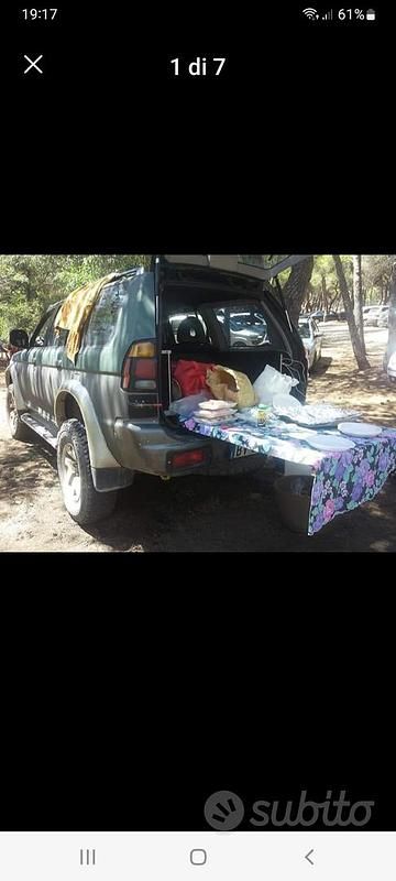 Usata Mitsubishi Pajero Sport 2001 Verde SUV