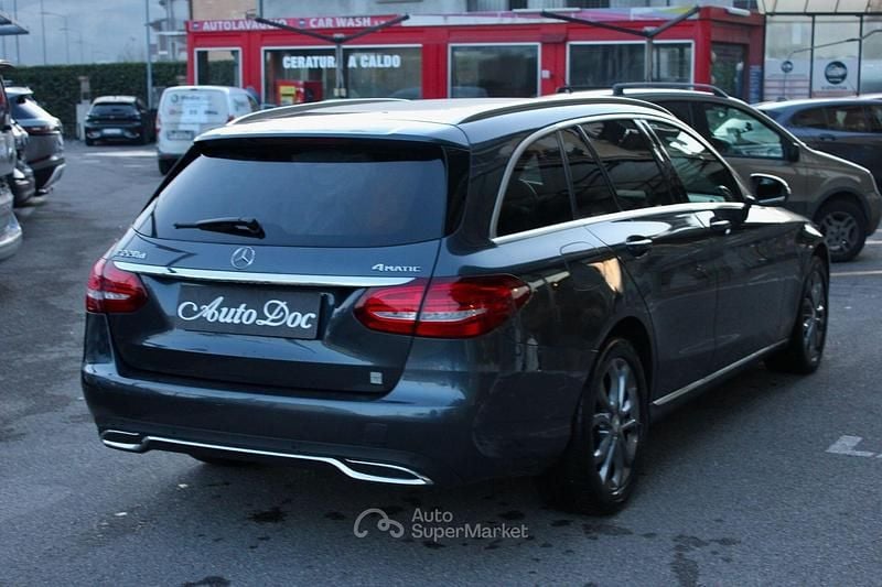 Usata Mercedes C220 170 CV (125 kW) 2016 Grigio Station wagon