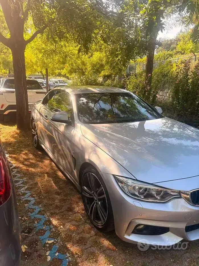 Usata BMW 420 Cabriolet M Sport 190 CV (139 kW) 2015 Grigio Cabrio