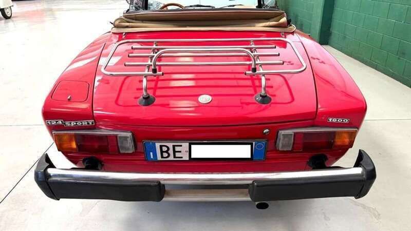Usata Fiat 124 Spider 111 CV (81 kW) 1978 Rosso Cabrio