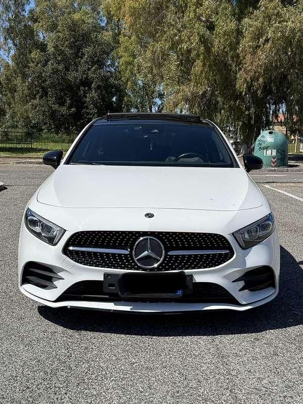 Usata Mercedes A200 AMG line 150 CV (110 kW) 2019 Bianco Berlina