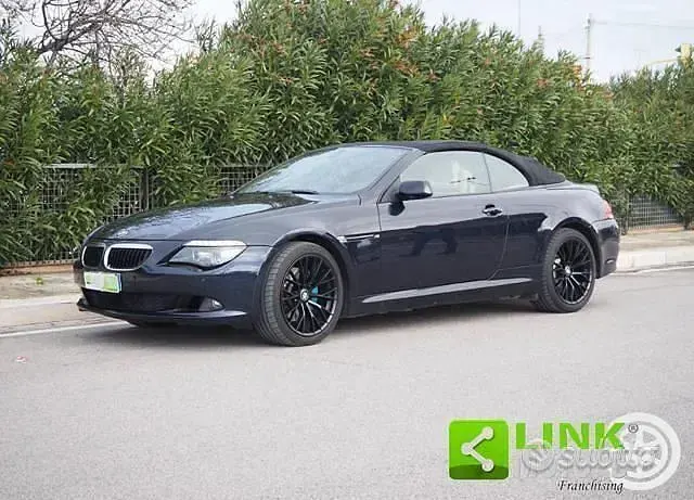 Usata BMW 635 Cabriolet M Performance 286 CV (210 kW) 2010 Blu Cabrio
