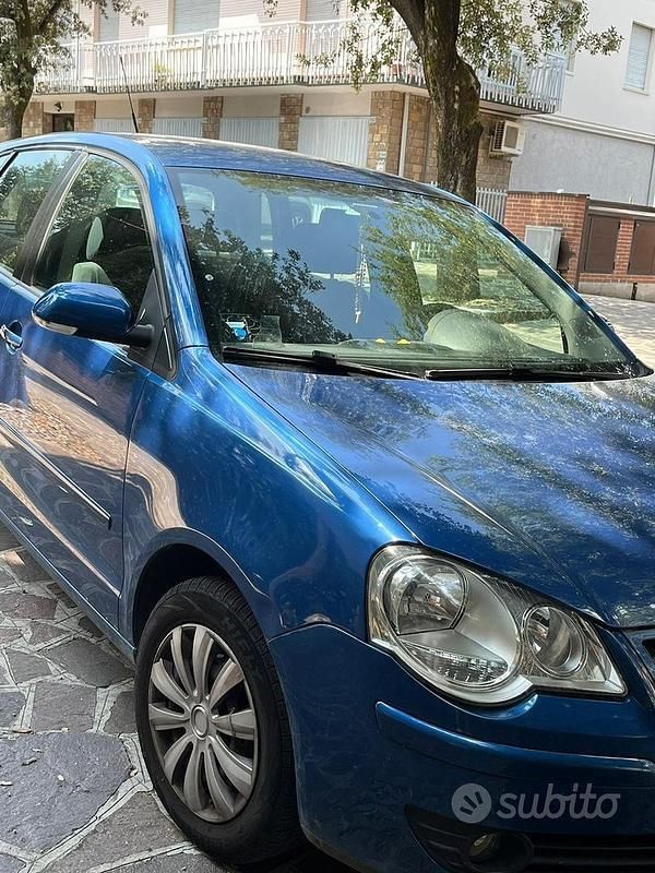 Usata VW Polo 69 CV (50 kW) 2007 Blu Utilitaria