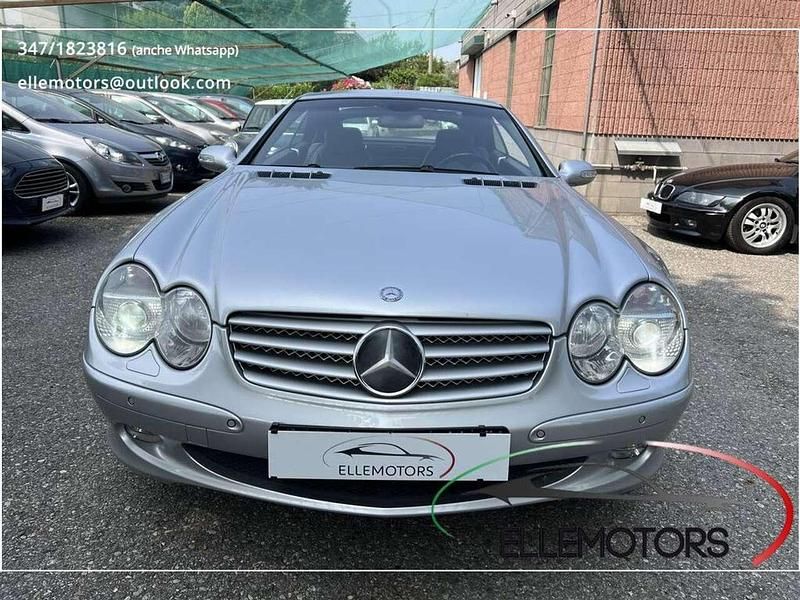 Usata Mercedes SL350 245 CV (180 kW) 2003 Argento Cabrio