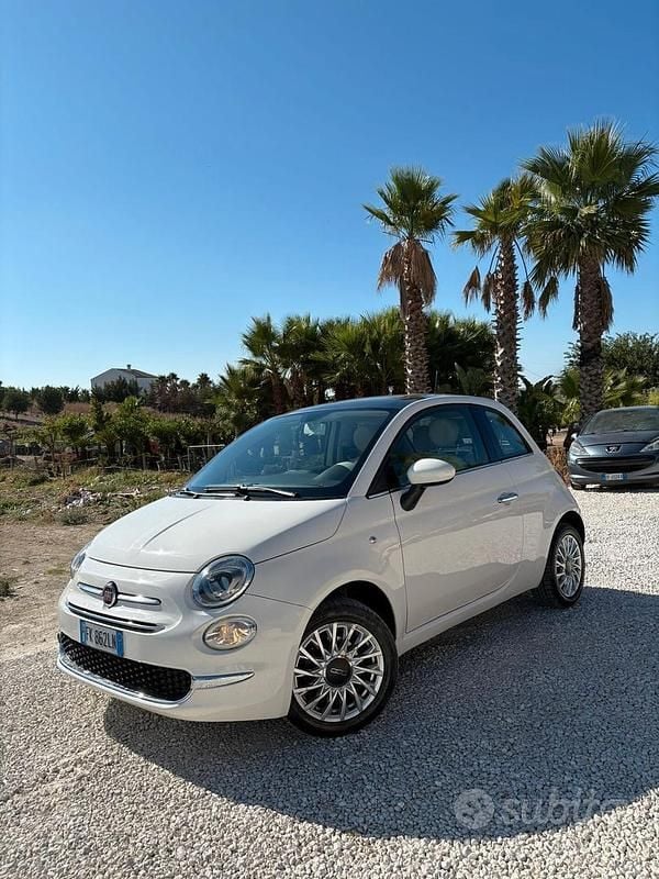 Usata Fiat 500 Lounge 70 CV (51 kW) 2017 Bianco Berlina