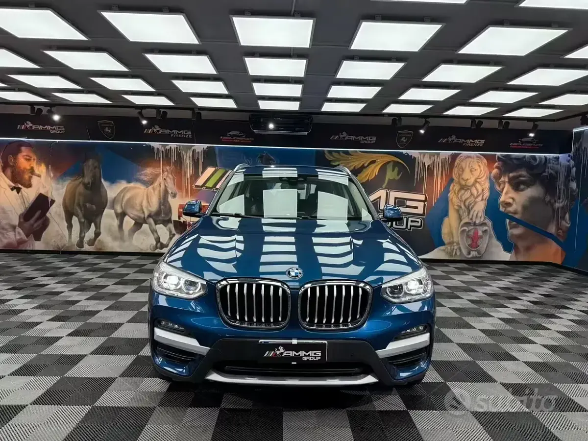 Usata BMW X3 Luxury Line 190 CV (139 kW) 2020 Blu SUV