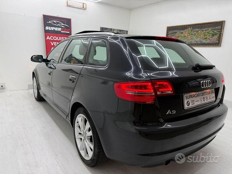 Usata Audi A3 Ambition 140 CV (102 kW) 2011 Nero Utilitaria