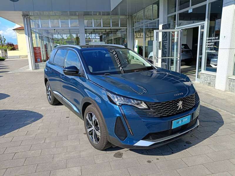 Blu celebes Usata 2021 Peugeot 5008 Allure Monovolume | 22.950 € (Cara) - Immagine 1/4