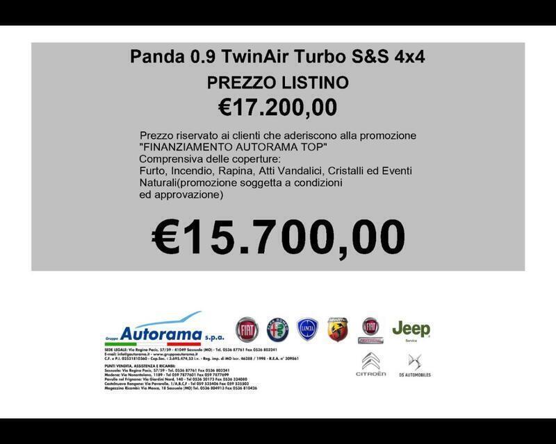 Usato 2020 Fiat Panda 4x4 0.9 CNG_Hybrid 84 CV (15.700 €)