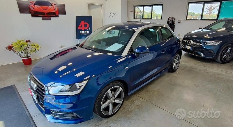 Usata Audi A1 Admired 82 CV (60 kW) 2018 Blu Berlina